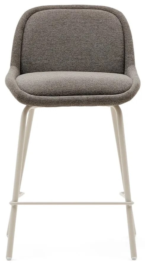 Szarobeżowy hoker (wysokość siedziska 65 cm) Aimin – Kave Home