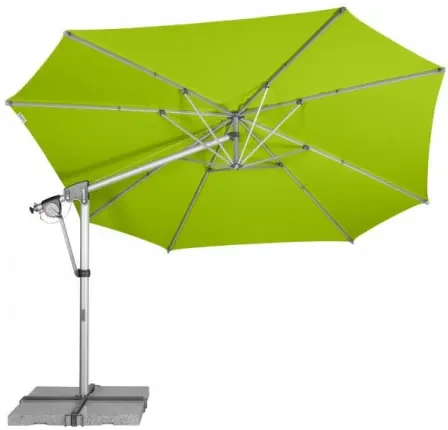Konstrukcja PROTECT 400P + poszycie - parasol ogrodowy z drążkiem bocznym : Substancja Desen - T841