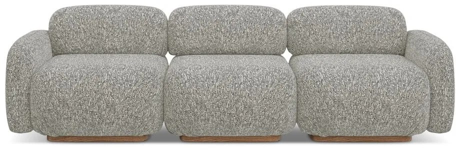 Szara sofa modułowa 270 cm Ailani – Makamii