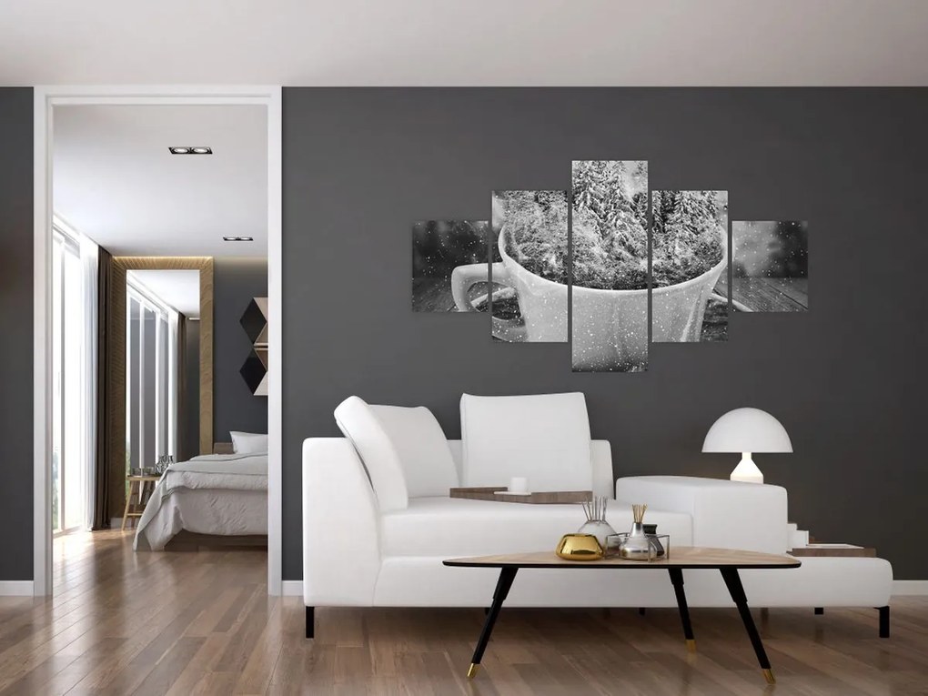 Obraz - Filiżanka natury (125x70 cm)