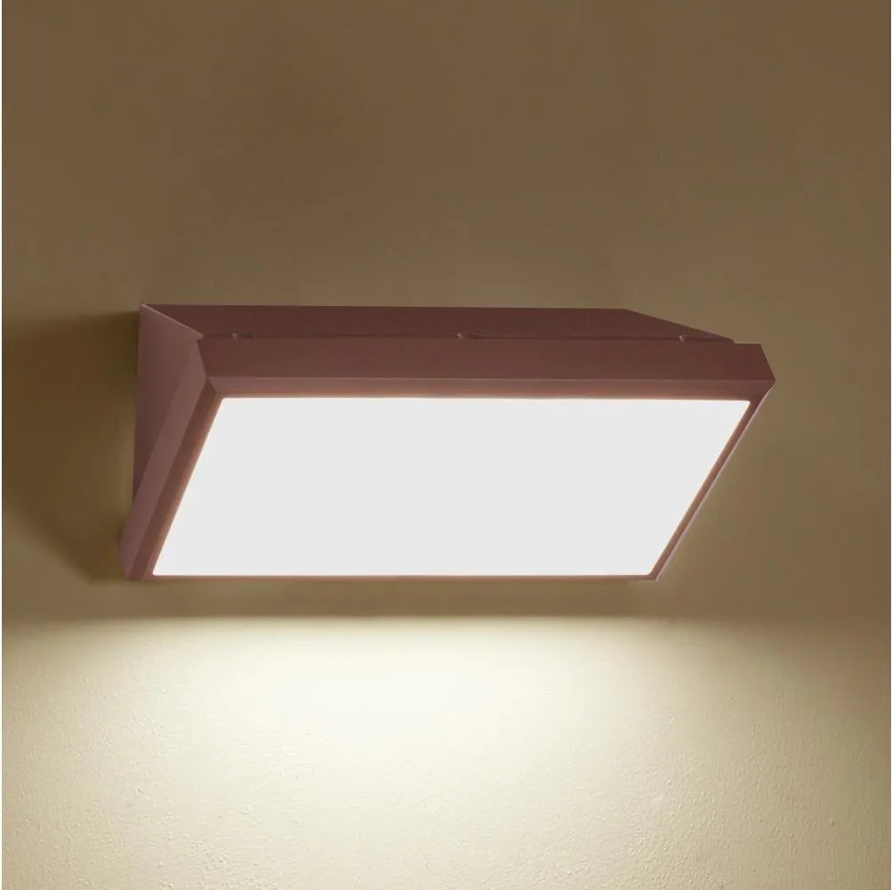 Brilagi - LED RGBW Kinkiet zewnętrzny TRIANGLE 1xE27/15W/230V brązowy IP65