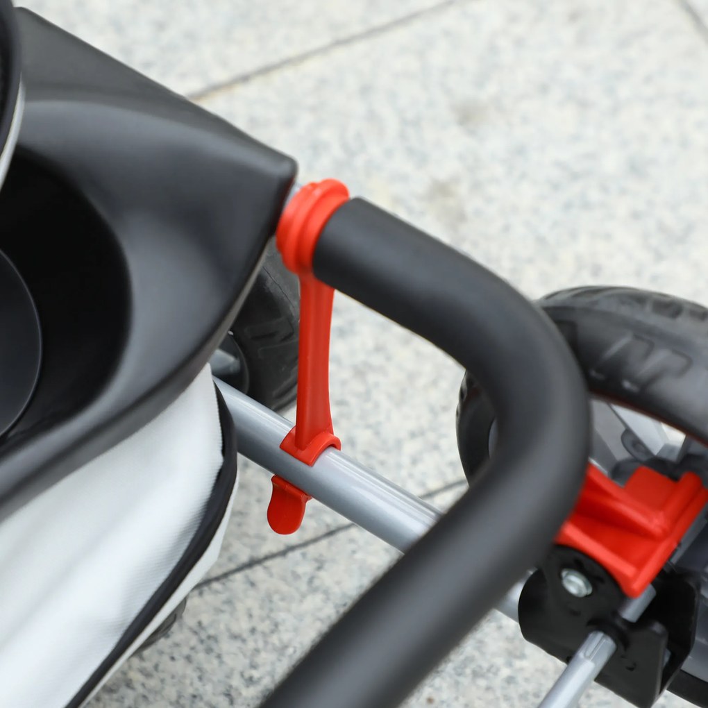 Outsunny Wózek dla Psa Składany Szary z Osłoną Przeciwdeszczową | Aosom PL