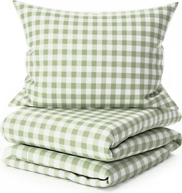 PrzytulneMieszkanie.pl PrzytulneMieszkanie.pl Pościel z kory do łóżeczka Renforcé GRENTIS zielona Rozmiar pościeli: 45 x 65 cm | 90 x 140 cm