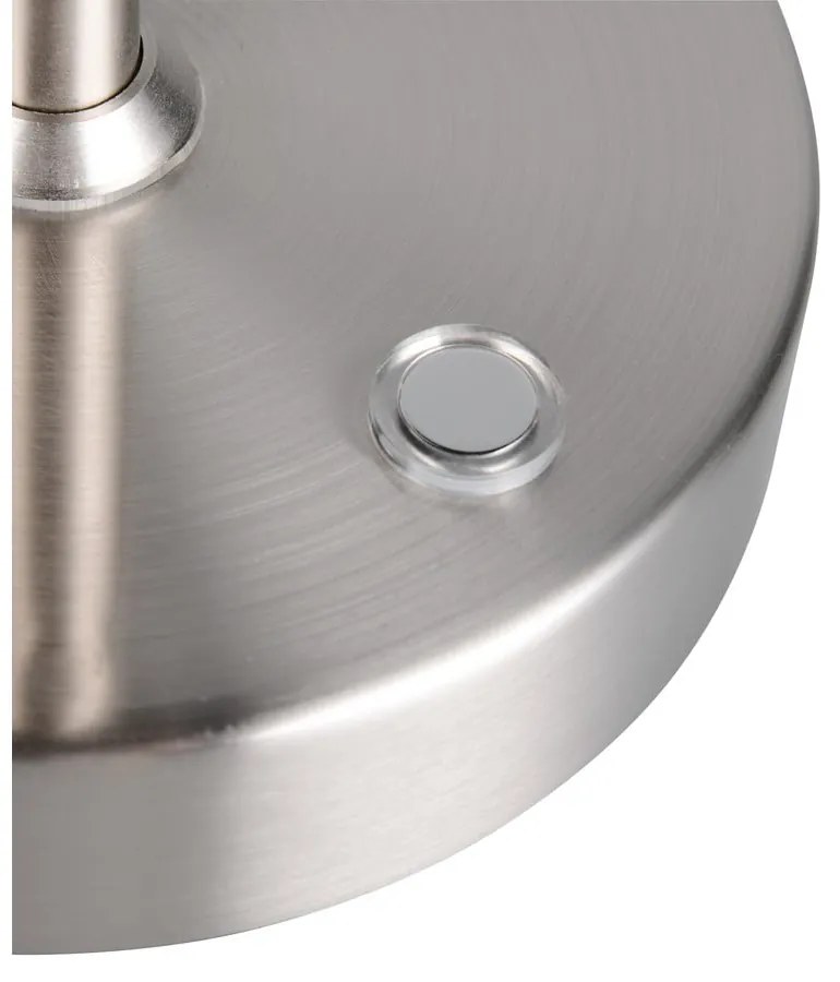 Lampa stołowa LED w kolorze srebra (wysokość 45 cm) Moreno – Reality