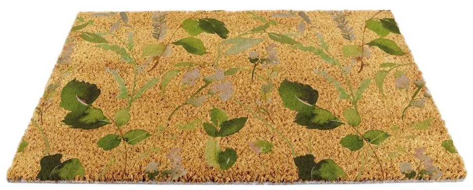 Wycieraczka z włókna kokosowego 40x60 cm Watercolour Leaves – Artsy Doormats