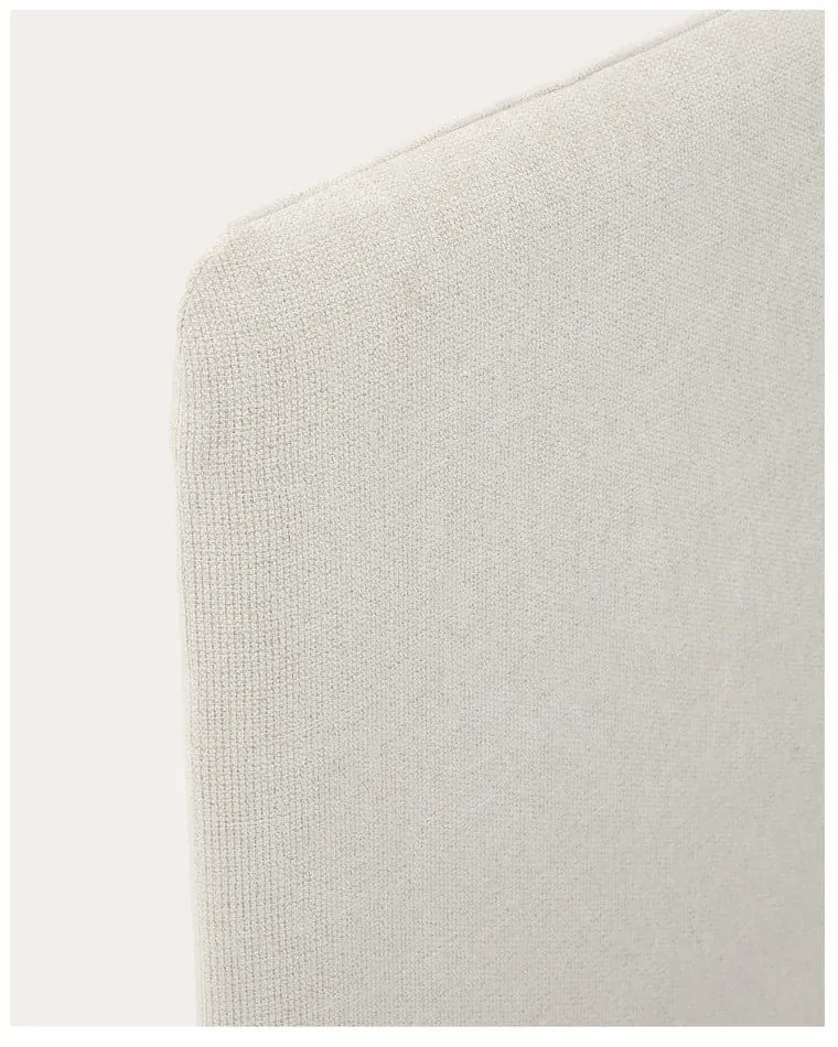 Szare tapicerowane łóżko dwuosobowe bez stelaża 160x200 cm Valma – Kave Home