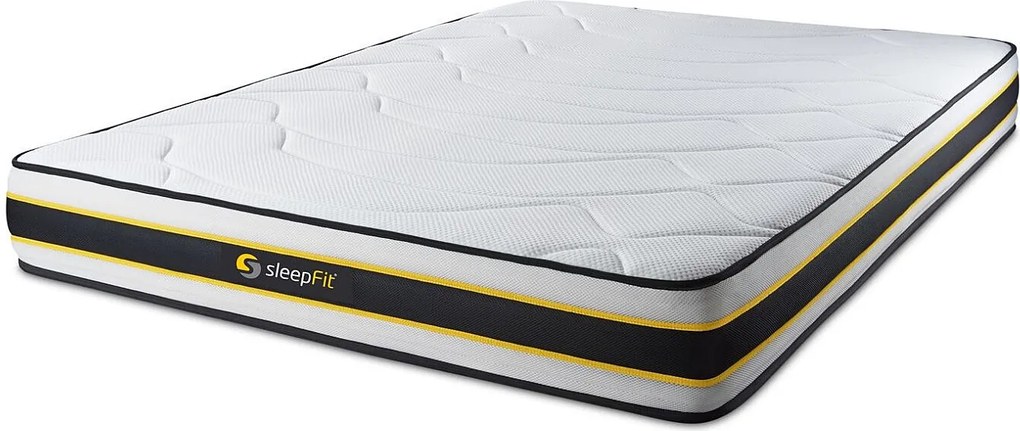 Materac FLEXY 200x200cm, Grubosc : 22 cm, sprezyny kieszeniowe i pianka z pamiecia ksztaltu, Wysoki, 3 strefy komfortu