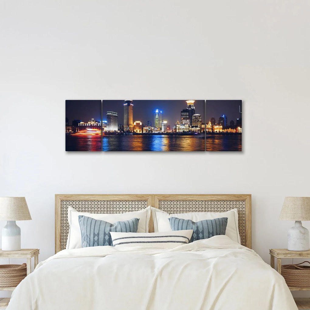 Obraz - Refleksy nocy (170x50 cm)