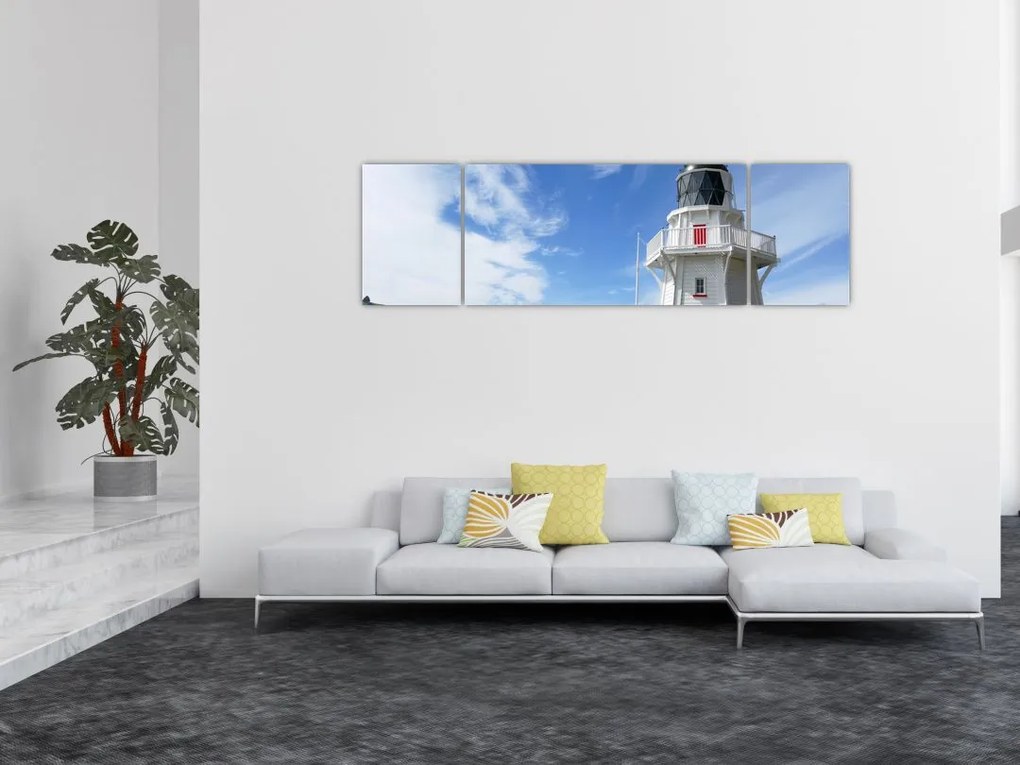 Obraz latarni morskiej Akaroa w Nowej Zelandii (170x50 cm)