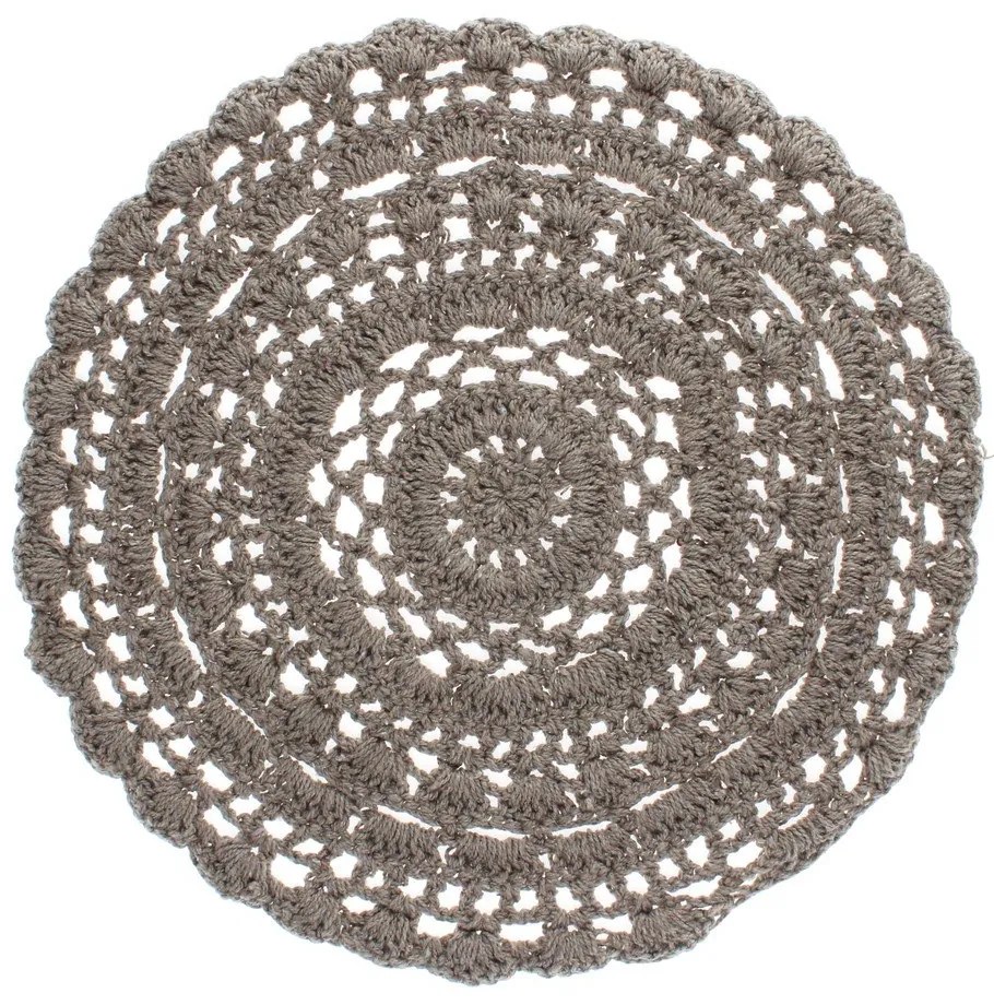 Mata stołowa z mieszanki bawełny ø 35 cm Crochet – Rex London