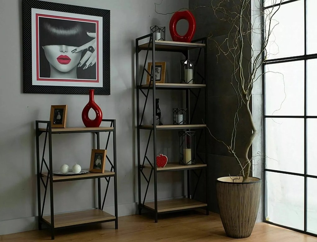 Regał w stylu industrialnym Tablo R5