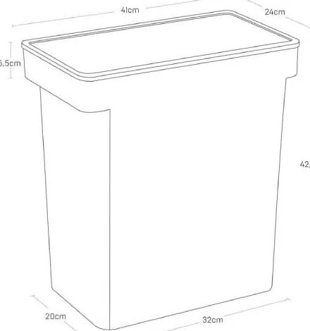 Pojemnik na karmę 25 l Tower – YAMAZAKI