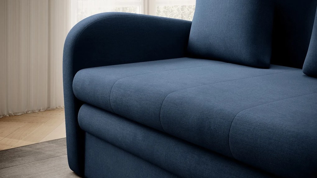 Sofa rozkładana z funkcją spania ARIO granatowa ELTAP