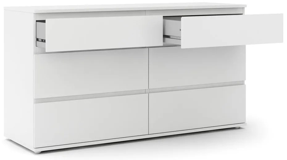 Biała niska komoda 153x84 cm Nova – Tvilum