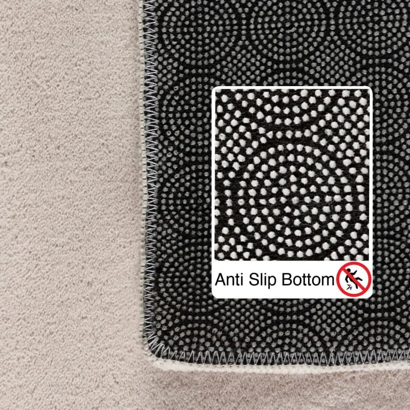 Dywan pluszowy Sky kremowy antypoślizgowy do prania 140 cm x 200 cm