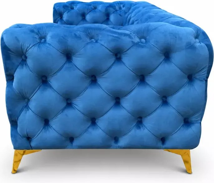 Elegancka sofa Moet z głębokim pikowaniem i stylowymi nóżkami