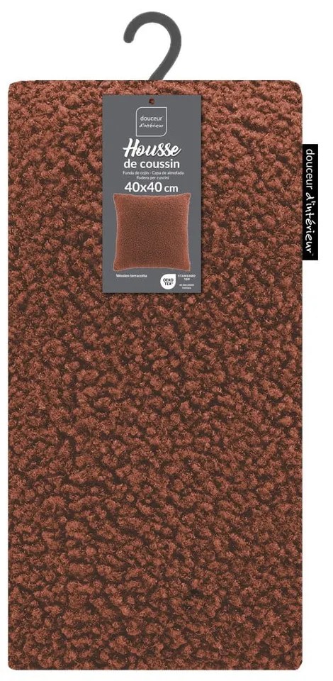 Poszewka na poduszkę z materiału sherpa 40x40 cm Woolen – douceur d'intérieur
