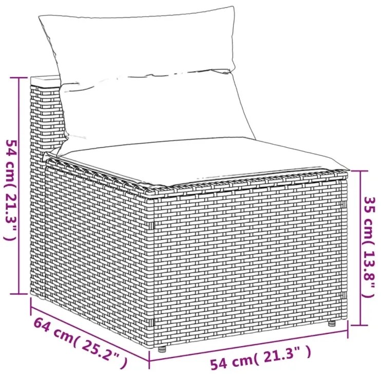 Modułowa sofa ogrodowa - Gelir 3X