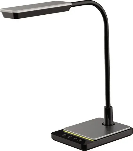 Czarna lampka biurkowa do czytania - 5X S256 F4-K62