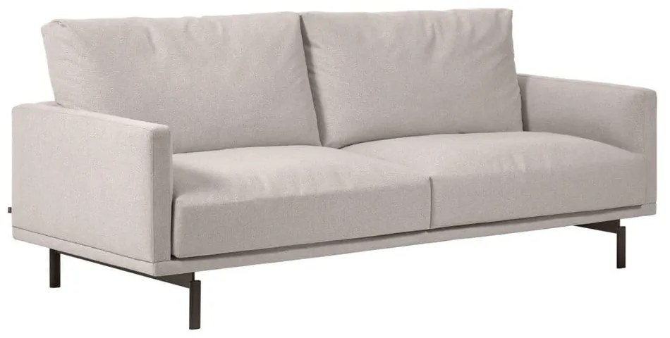 Beżowa sofa z tkaniny szenilowej 214 cm Galene – Kave Home