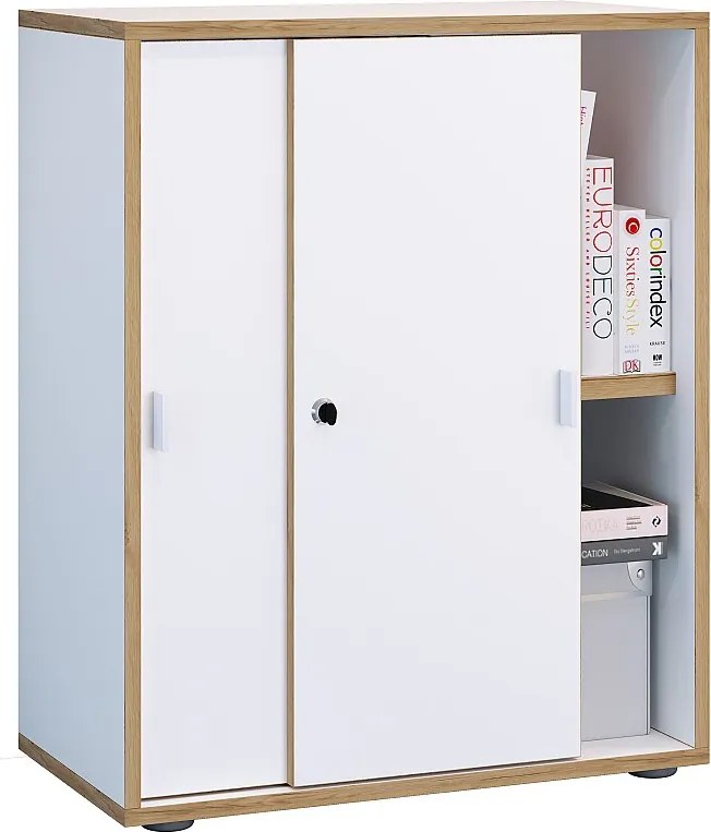 Drzwi przesuwne do szafek biurowych Salia 2x B60