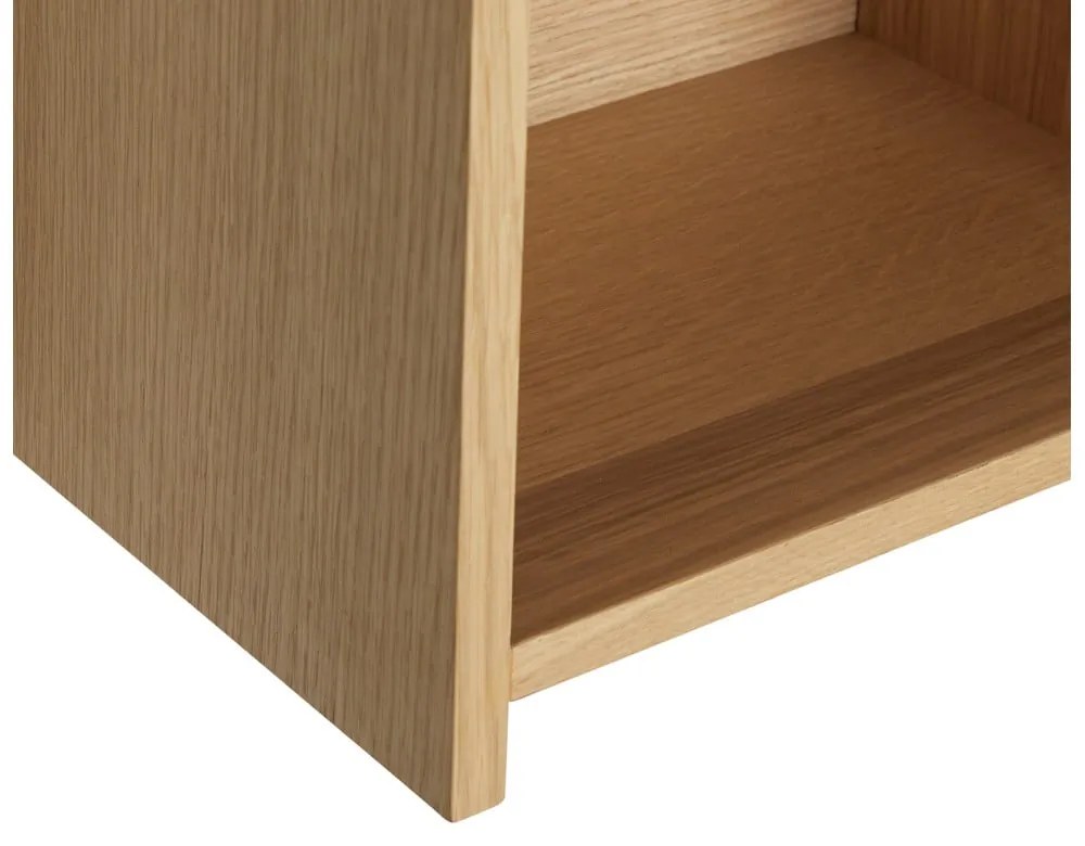 Wielopoziomowa półka w dekorze dębu 80 cm Focal – Hübsch