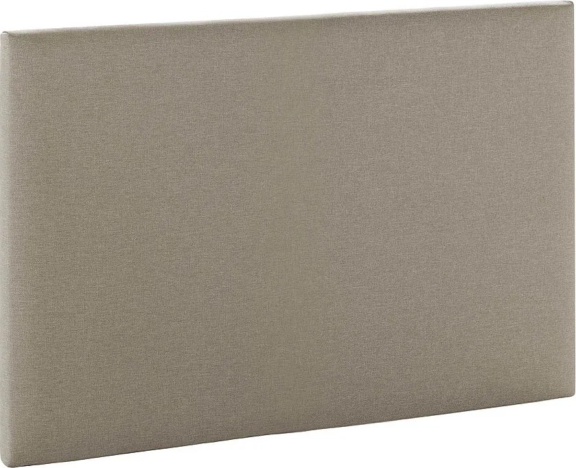 Głowica łóżka Aura tapicerowana tkaniną Beżowa 90x60 cm