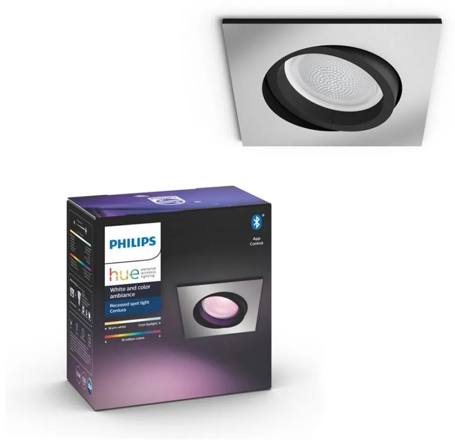 Philips 50551/48/P7 - LED RGB Oprawa wpuszczana Hue CENTURA 1xGU10/5.7W/230V