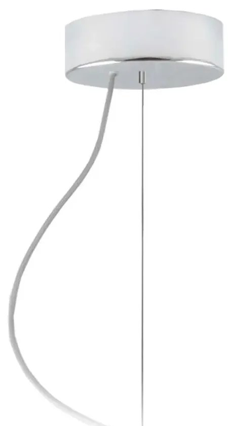Nowoczesny żyrandol z abażurem 40 cm - P0-W59