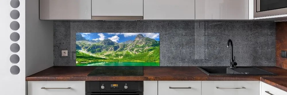 Panel do kuchni Jezioro w górach