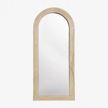Lustro Ścienne Z Naturalnego Kamienia Alune Trawertyn & 80 X 180 Cm - Sklum