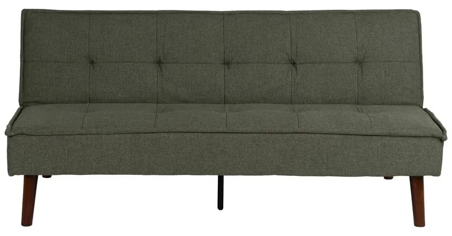 Zielona rozkładana sofa z tkaniny szenilowej 181 cm – Ixia