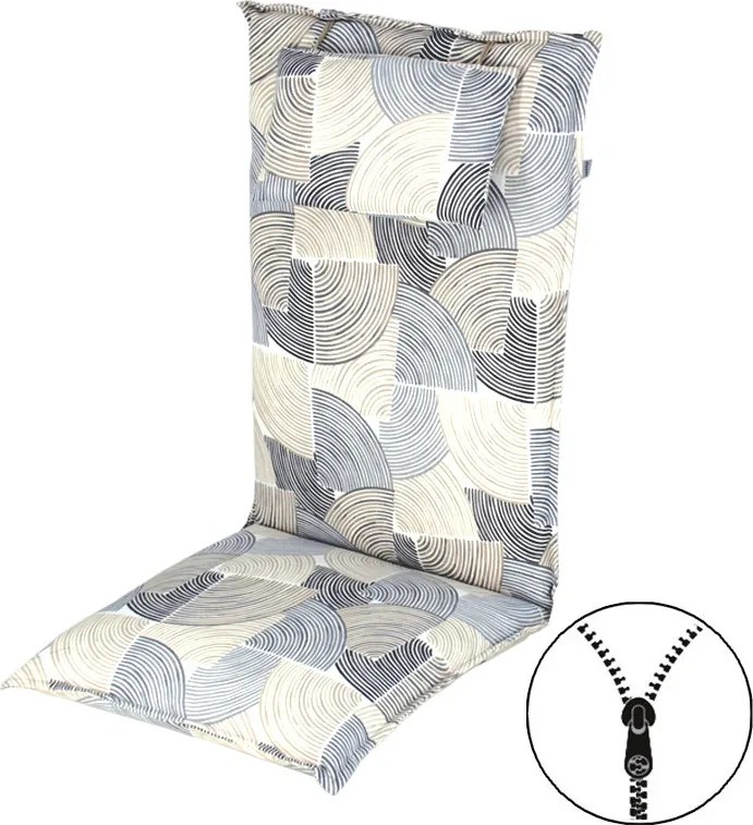 Doppler ELEGANT 2240 - wysoka poduszka na krzesło z wysokim oparciem