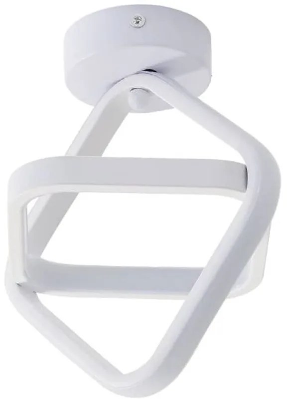 Plafon lampa LED sufitowa geometryczna metalowa AT69-2SL-Biała