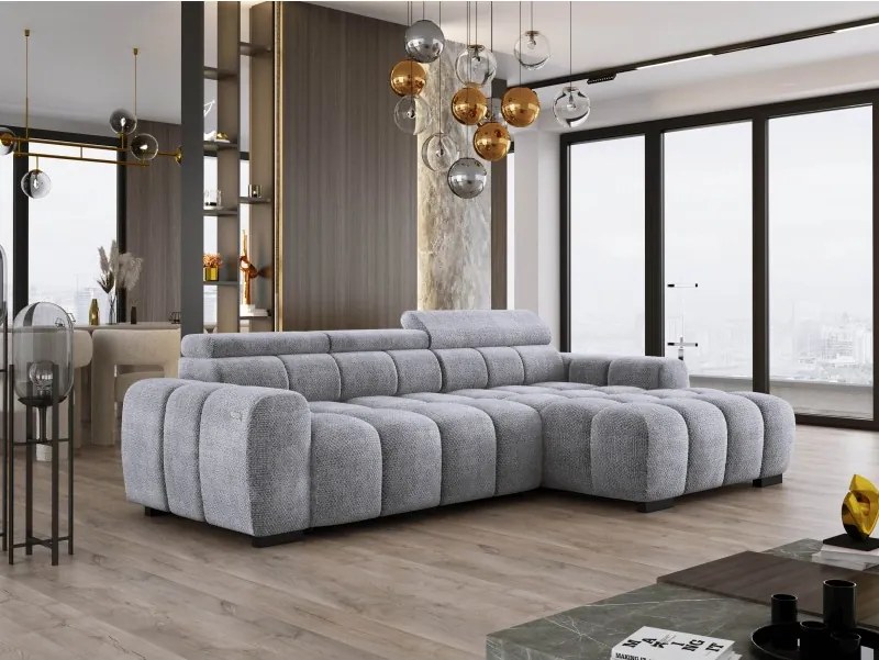 Narożnik BULL S - OMBO MINI Prawostronny z Elektryczną Regulacją EDEN 18