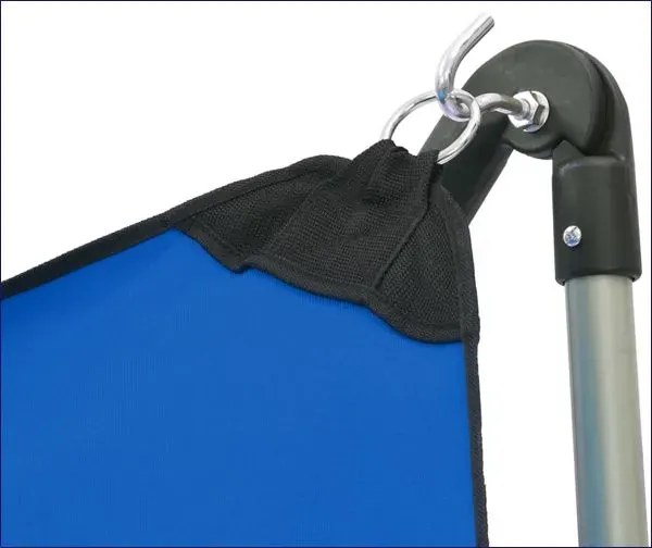 Niebieski hamak ze składanym stelażem K6-P84