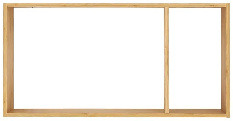 Wielopoziomowa bambusowa półka w naturalnym kolorze 70 cm Ember – House Nordic