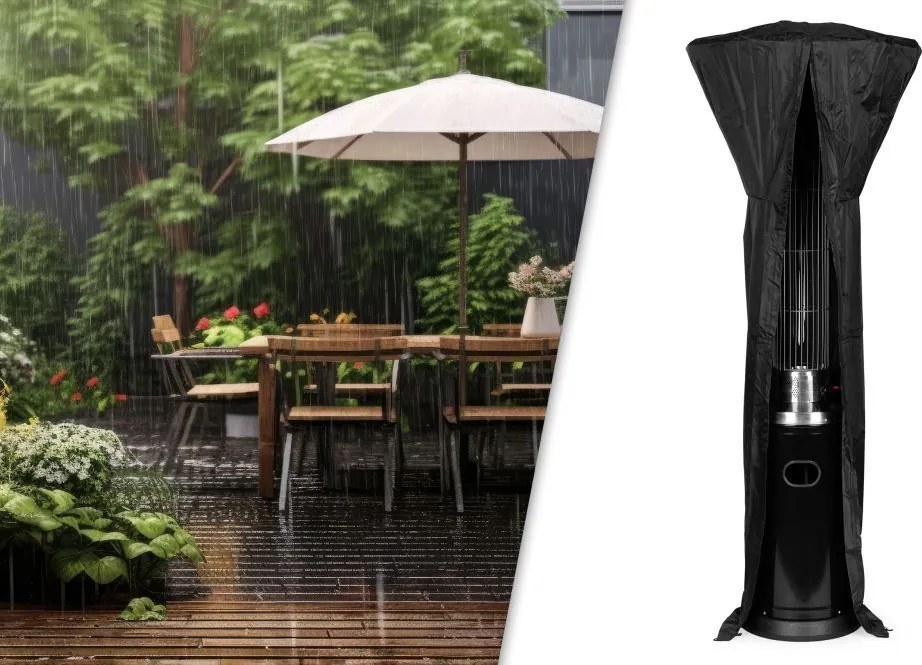 Ogrzewacz gazowy na taras - parasol gazowy HMXD-E, 9 kW