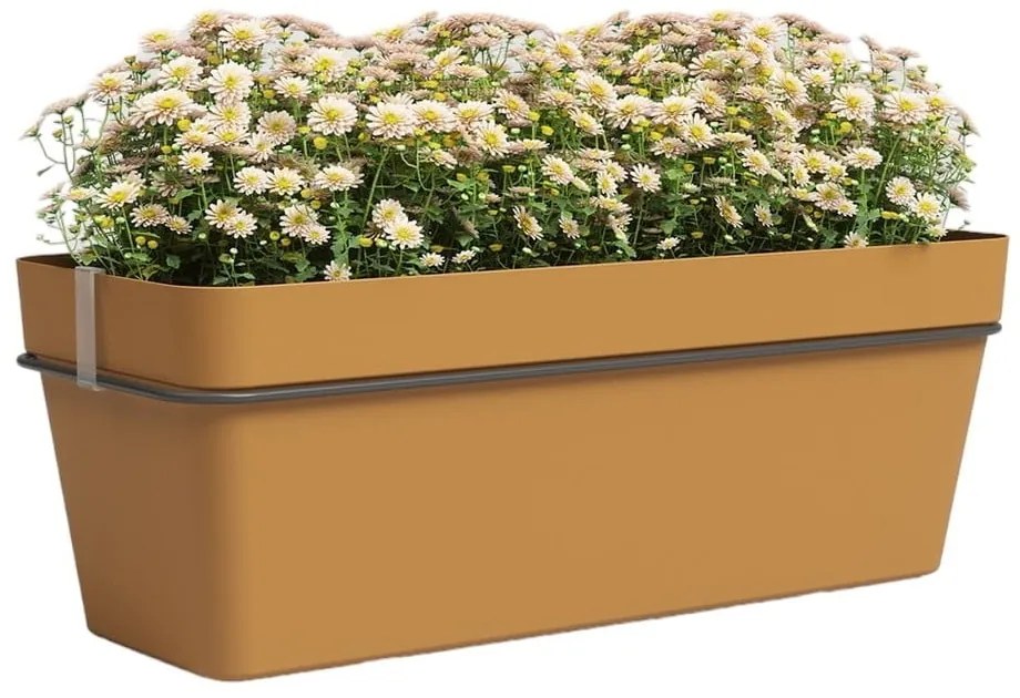 Wisząca/samonawadniająca doniczka z plastiku z recyklingu 50 cm Capri – Artevasi