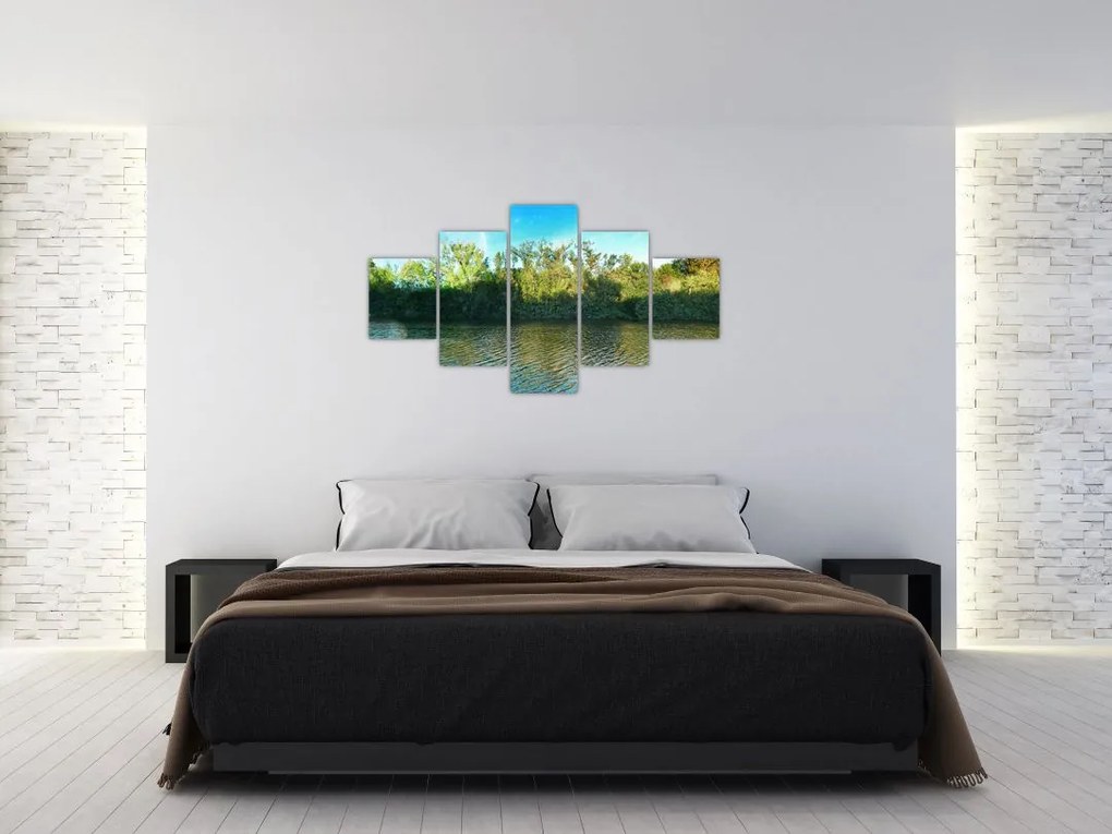 Obraz - jezioro (125x70 cm)