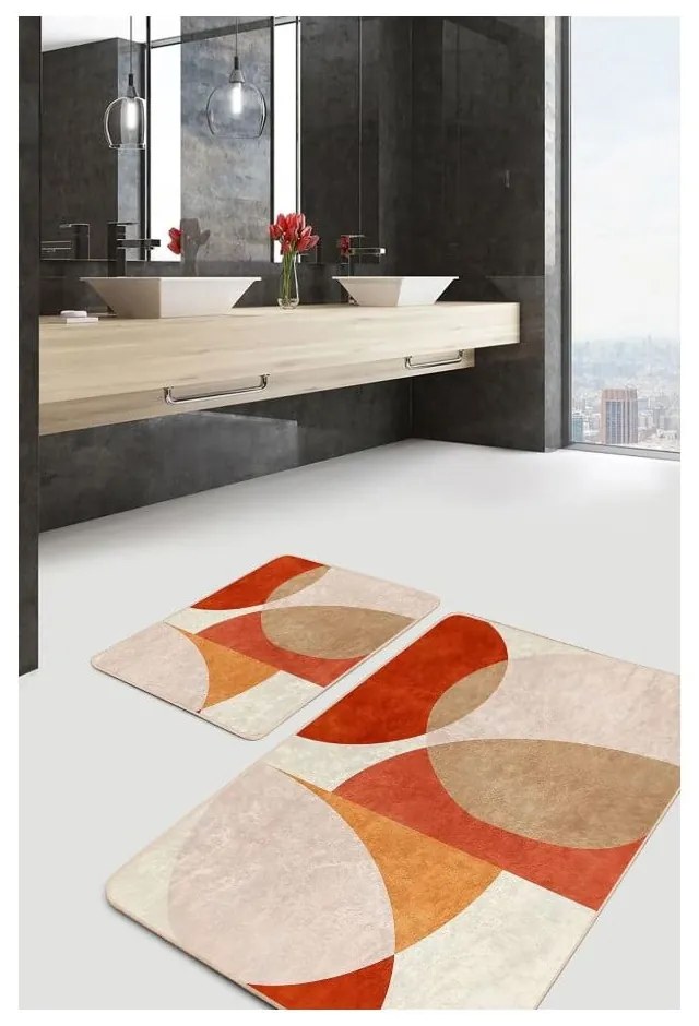 Aksamitne dywaniki łazienkowe zestaw 2 szt. 60x100 cm – Mila Home