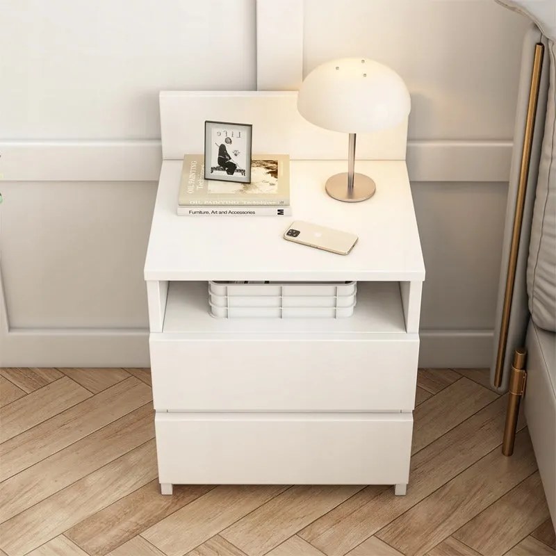 Szafka nocna z 2 szufladami 40 cm – nowoczesny styl loftowy, MDF