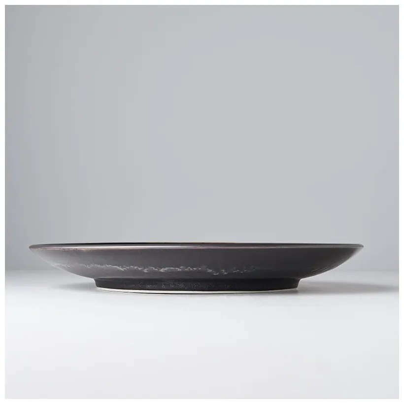 Czarny talerz ceramiczny MIJ Matt, ø 29 cm