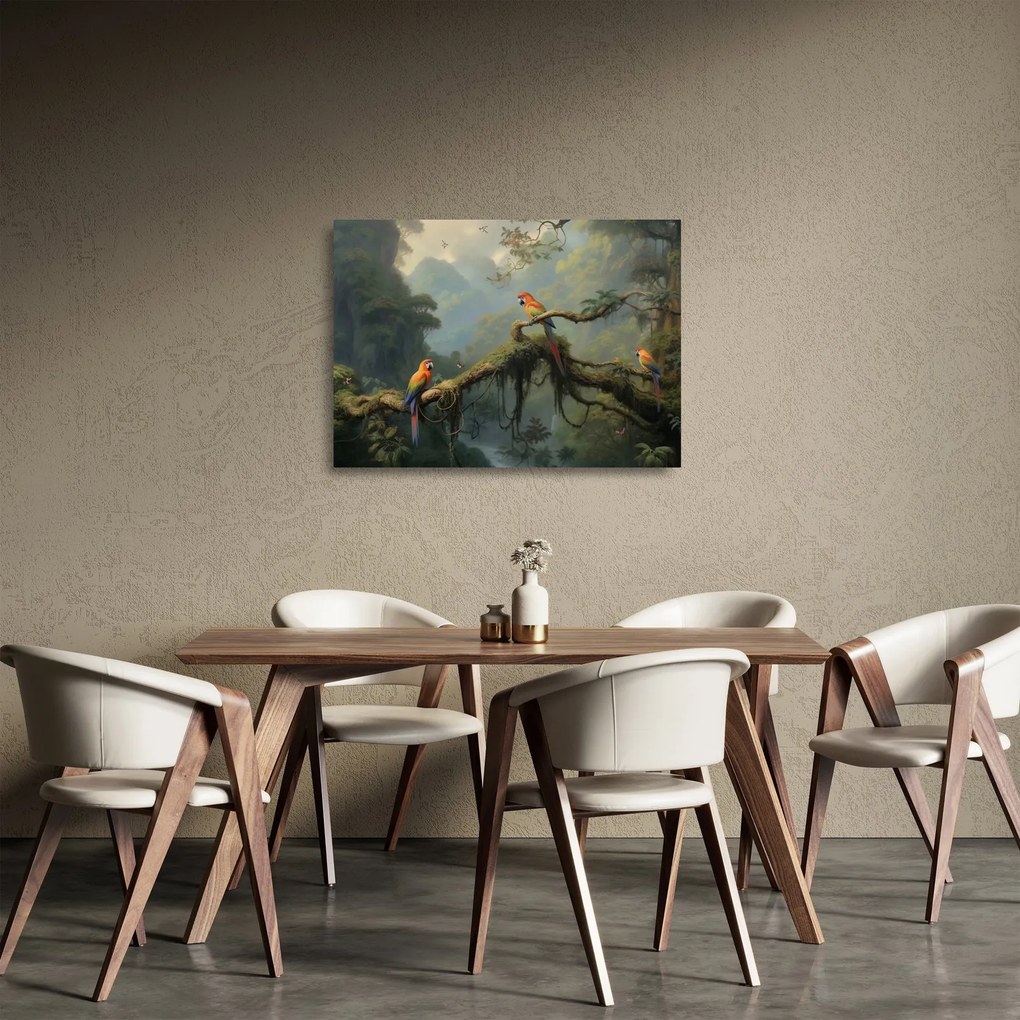 Obraz na szkle - Las tropikalny (70x50 cm)