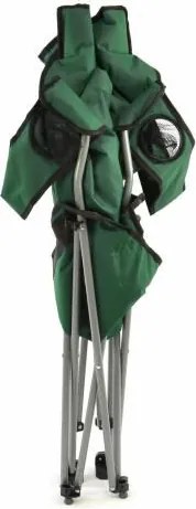 Krzesło turystyczne wędkarskie DIVERO składane ciemnozielone