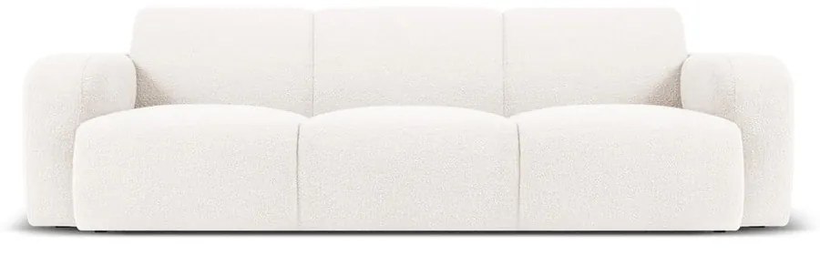 Biała sofa z materiału bouclé 235 cm Molino – Micadoni Home