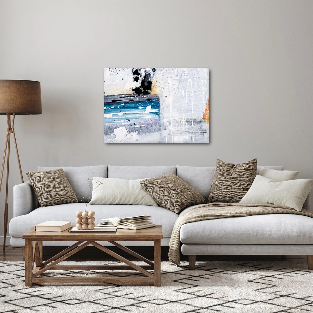 Obraz - Abstrakcyjne pociągnięcia (70x50 cm)