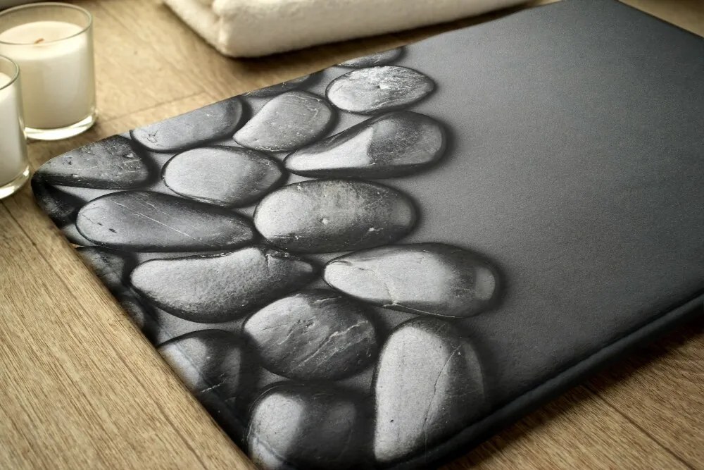 Dywanik łazienkowy Dywanik łazienkowy Czarne Kamienie