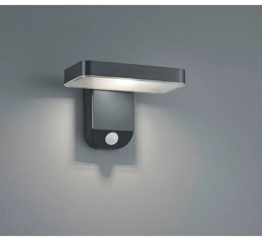 Lampa zewnętrzna LED z czujnikiem ruchu (wysokość 12 cm) Esquel – Trio
