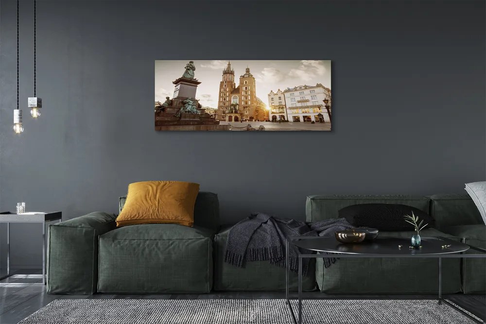 Obraz drukowany na płótnie Krakowski Pomnik i Bazylika